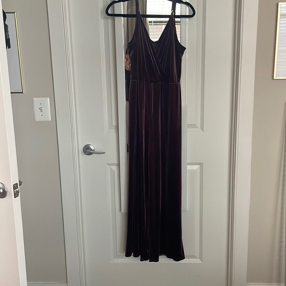Wild fable never worn jumpsuit. Purple velvet